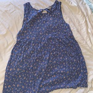 blue sleeveless dress size 20 plus